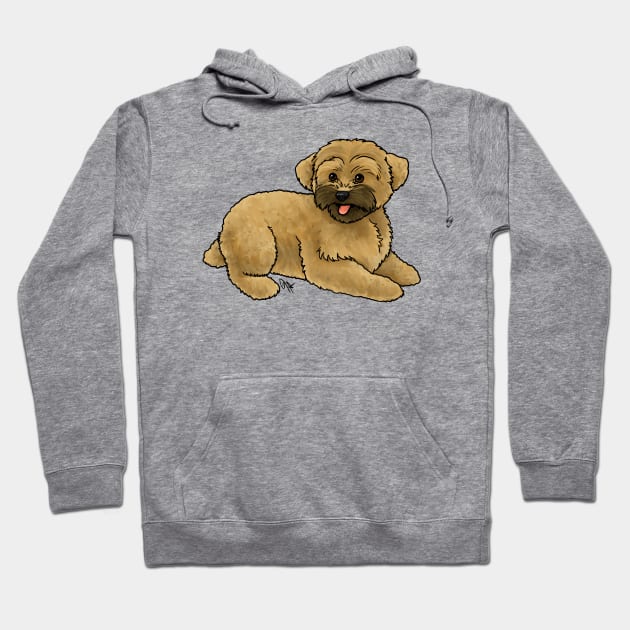 Dog - Yorkipoo - Apricot Hoodie by Jen's Dogs Custom Gifts and Designs